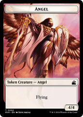 Goblin (0008) // Angel (0002) Double-Sided Token [Ravnica Remastered Tokens] | The CG Realm