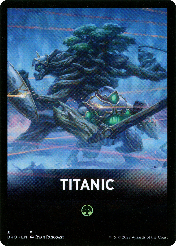 Titanic Theme Card [The Brothers' War Tokens] | The CG Realm