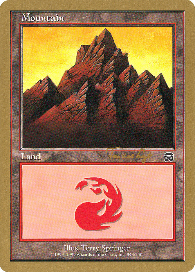 Mountain (343) (Tom van de Logt) [World Championship Decks 2001] | The CG Realm