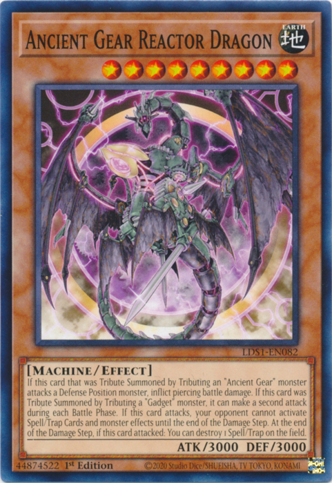 Ancient Gear Reactor Dragon [LDS1-EN082] Common | The CG Realm