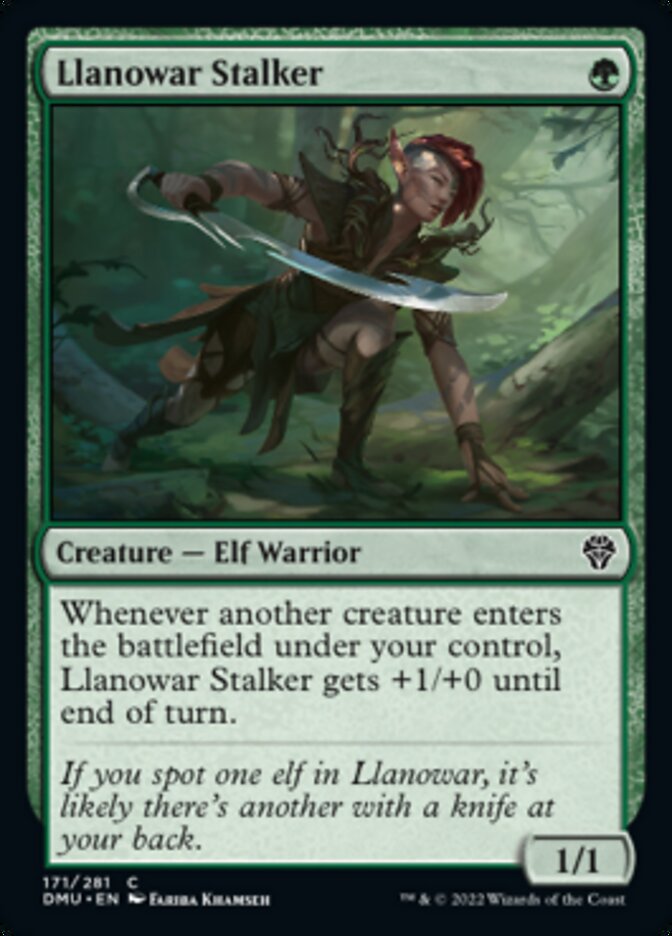 Llanowar Stalker [Dominaria United] | The CG Realm