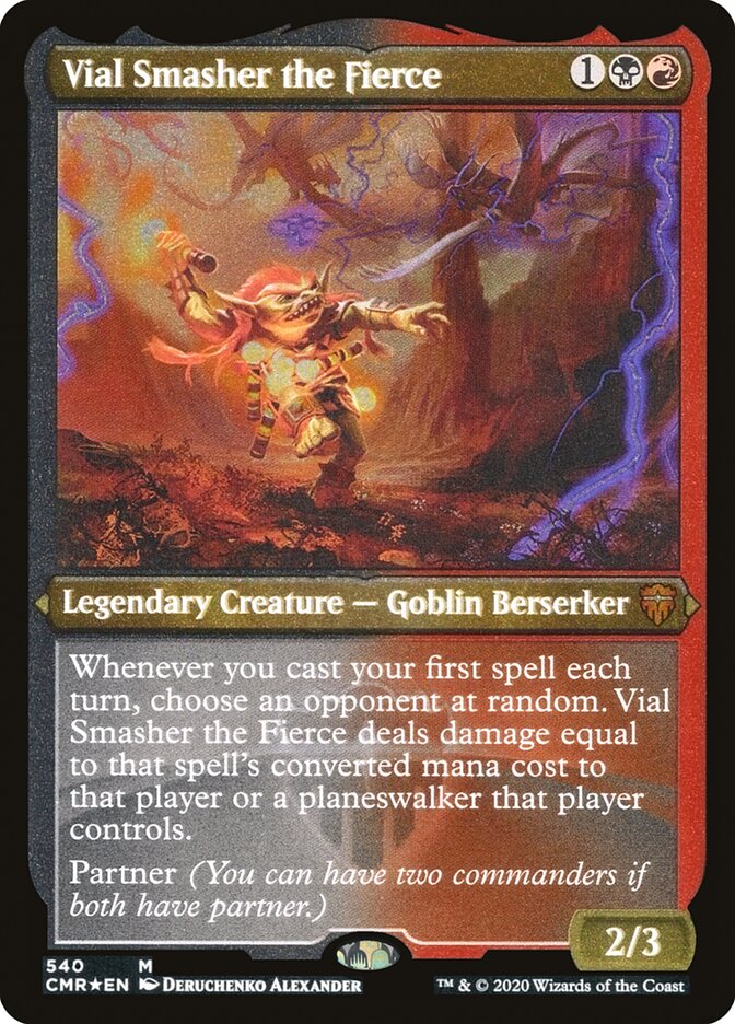 Vial Smasher the Fierce (Etched) [Commander Legends] | The CG Realm