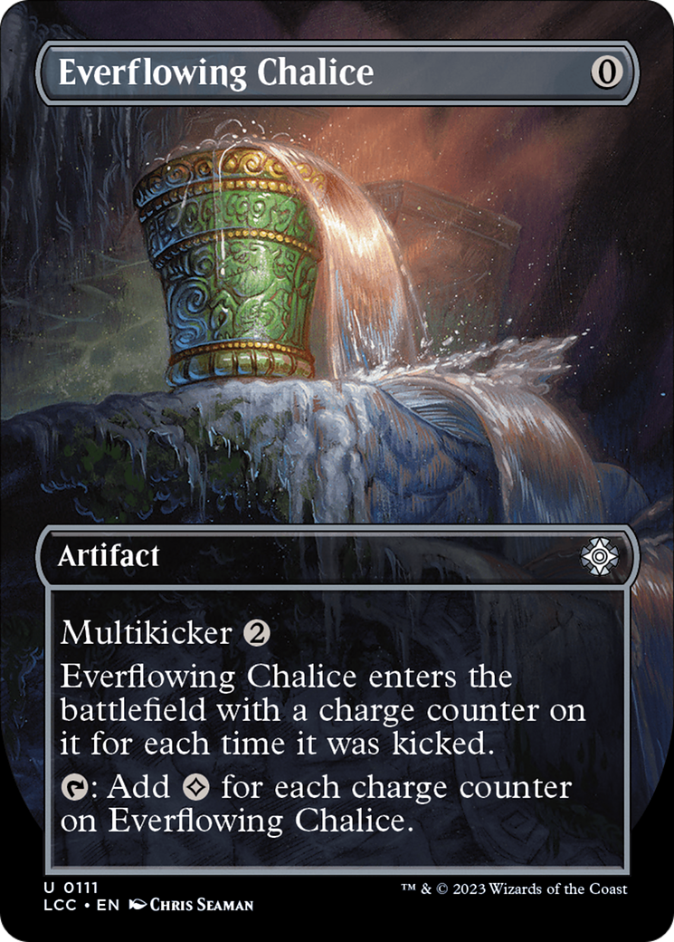 Everflowing Chalice (Borderless) [The Lost Caverns of Ixalan Commander] | The CG Realm