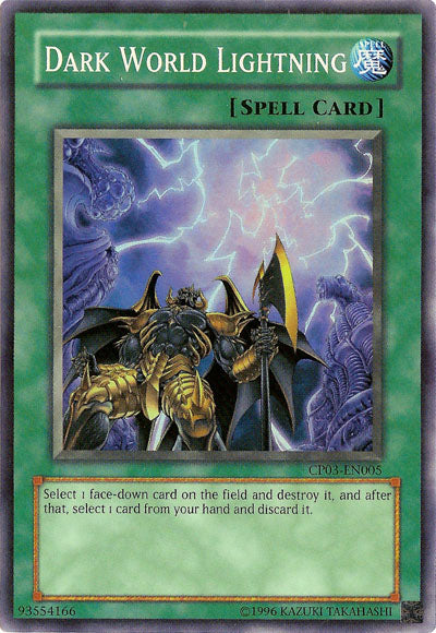 Dark World Lightning [CP03-EN005] Super Rare | The CG Realm