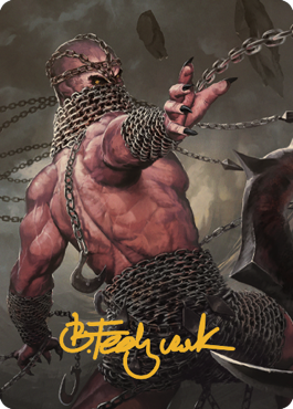 Chain Devil Art Card (Gold-Stamped Signature) [Commander Legends: Battle for Baldur's Gate Art Series] | The CG Realm