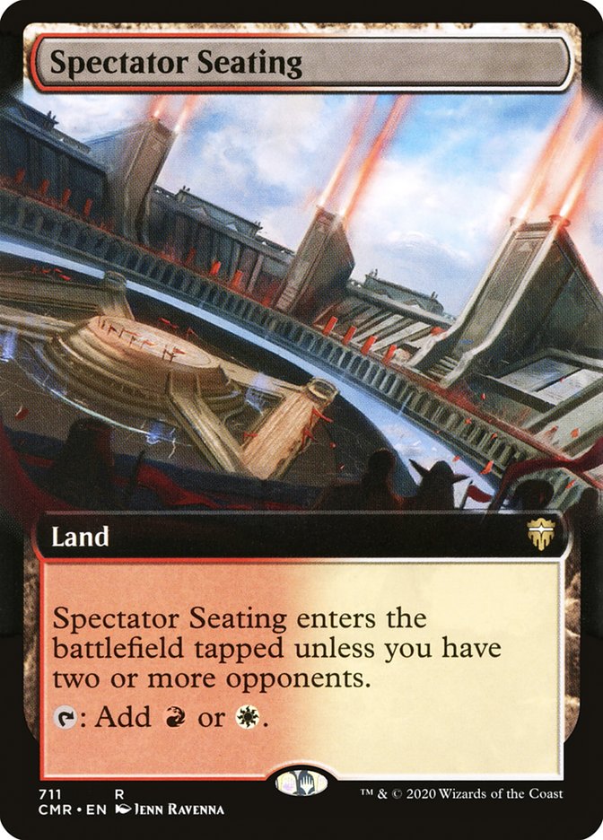 Spectator Seating (Extended Art) [Commander Legends] | The CG Realm