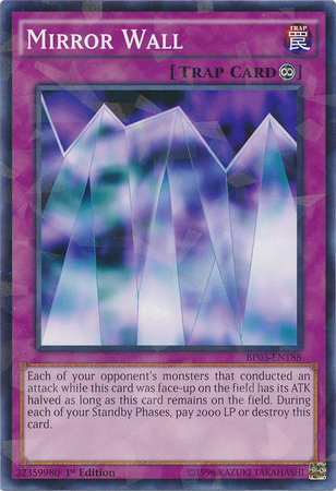 Mirror Wall [BP03-EN188] Shatterfoil Rare | The CG Realm