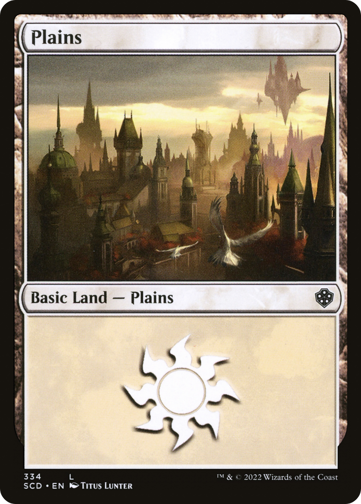 Plains (334) [Starter Commander Decks] | The CG Realm