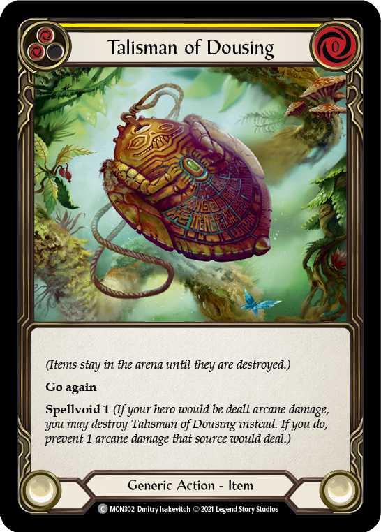 Talisman of Dousing [MON302] (Monarch)  1st Edition Normal | The CG Realm