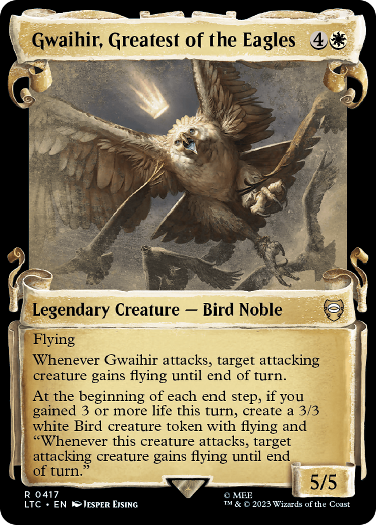 Gwaihir, Greatest of the Eagles [The Lord of the Rings: Tales of Middle-Earth Commander Showcase Scrolls] | The CG Realm