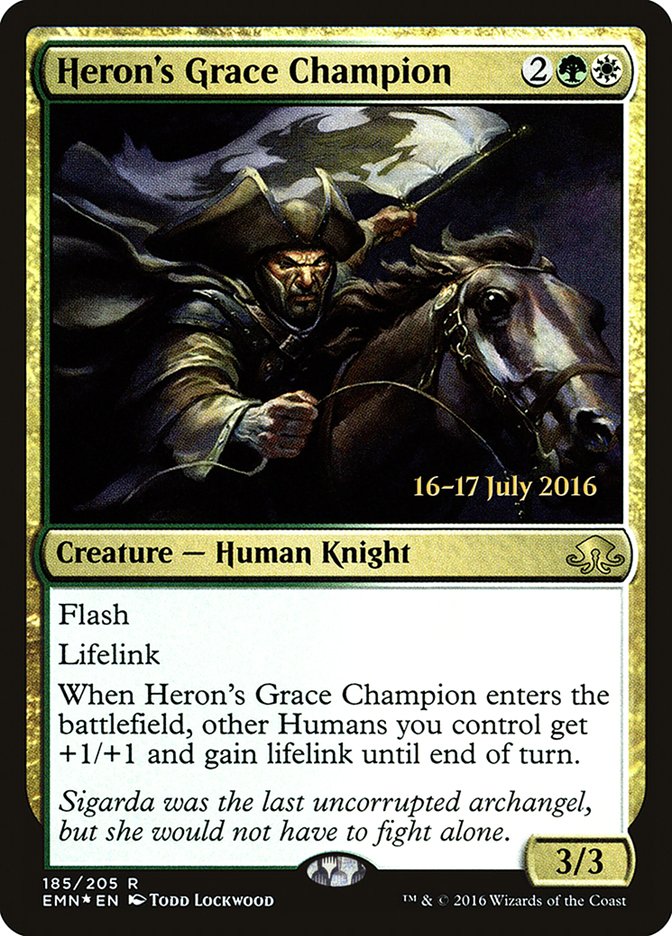 Heron's Grace Champion [Eldritch Moon Prerelease Promos] | The CG Realm