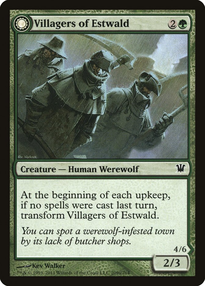 Villagers of Estwald // Howlpack of Estwald [Innistrad] | The CG Realm