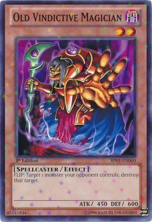 Old Vindictive Magician [BP01-EN060] Starfoil Rare | The CG Realm