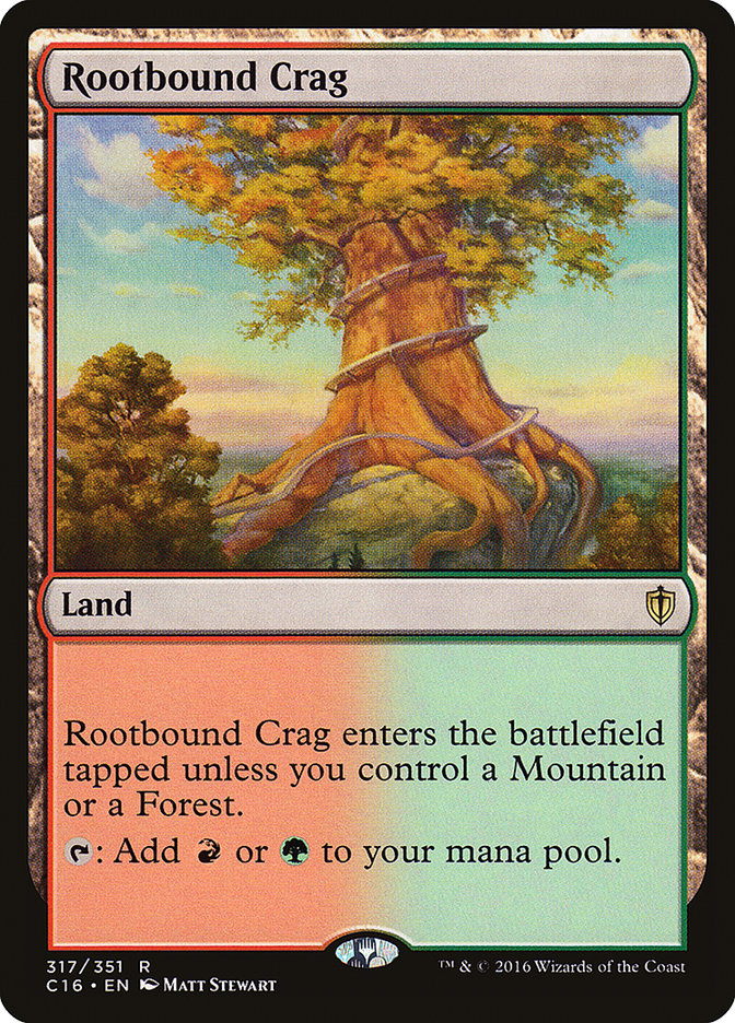 Rootbound Crag [Commander 2016] | The CG Realm