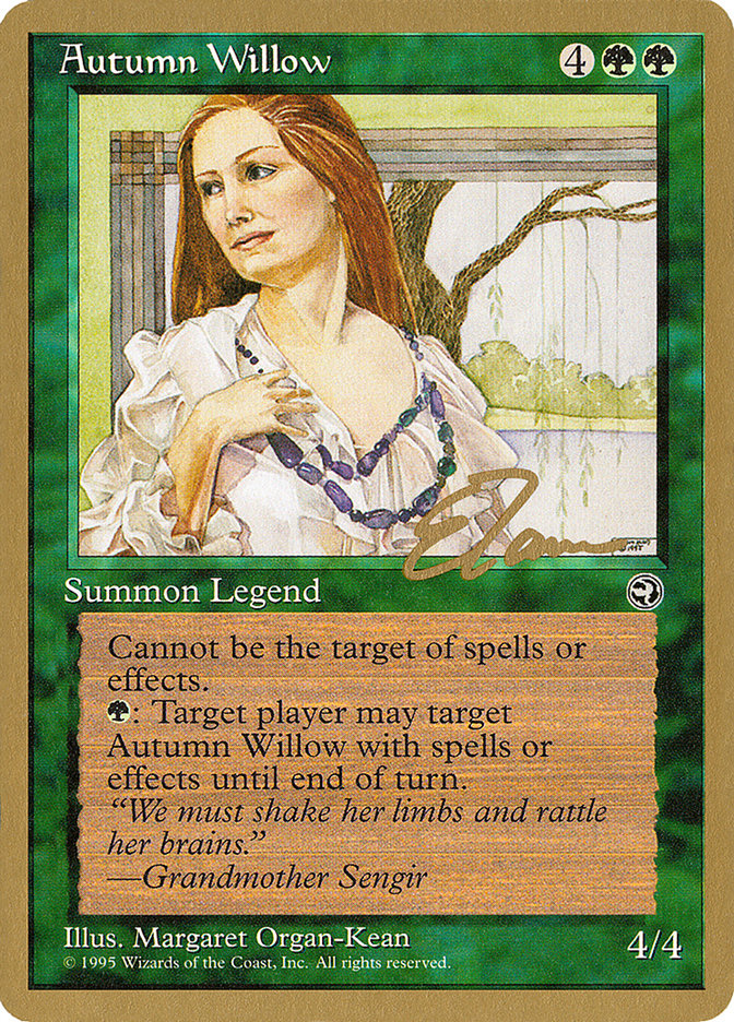 Autumn Willow (Eric Tam) [Pro Tour Collector Set] | The CG Realm