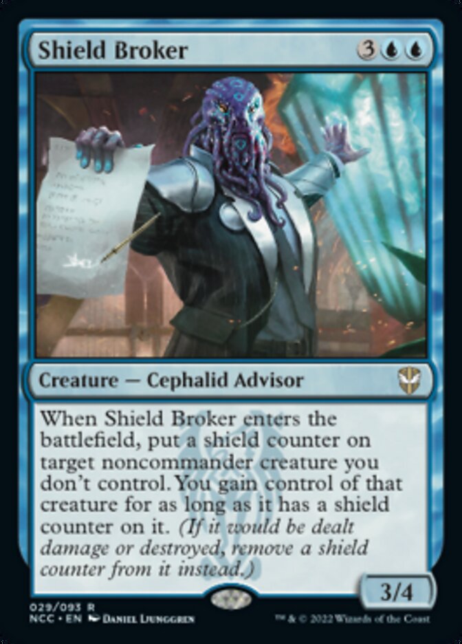 Shield Broker [Streets of New Capenna Commander] | The CG Realm