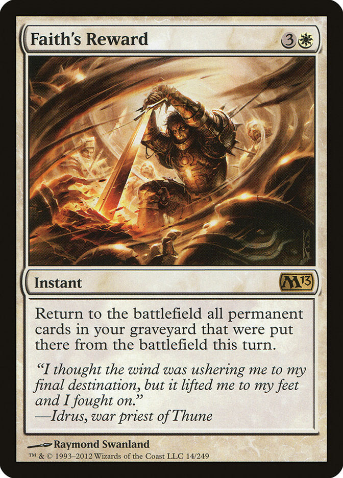 Faith's Reward [Magic 2013] | The CG Realm