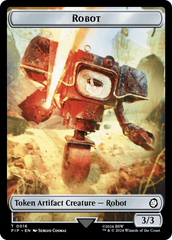 Robot // Food (0014) Double-Sided Token [Fallout Tokens] | The CG Realm