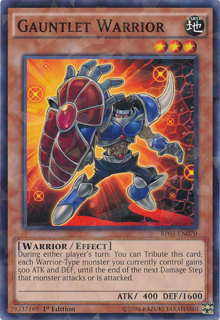 Gauntlet Warrior [BP03-EN070] Shatterfoil Rare | The CG Realm