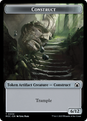 Phyrexian Golem // Construct Double-Sided Token [March of the Machine Commander Tokens] | The CG Realm