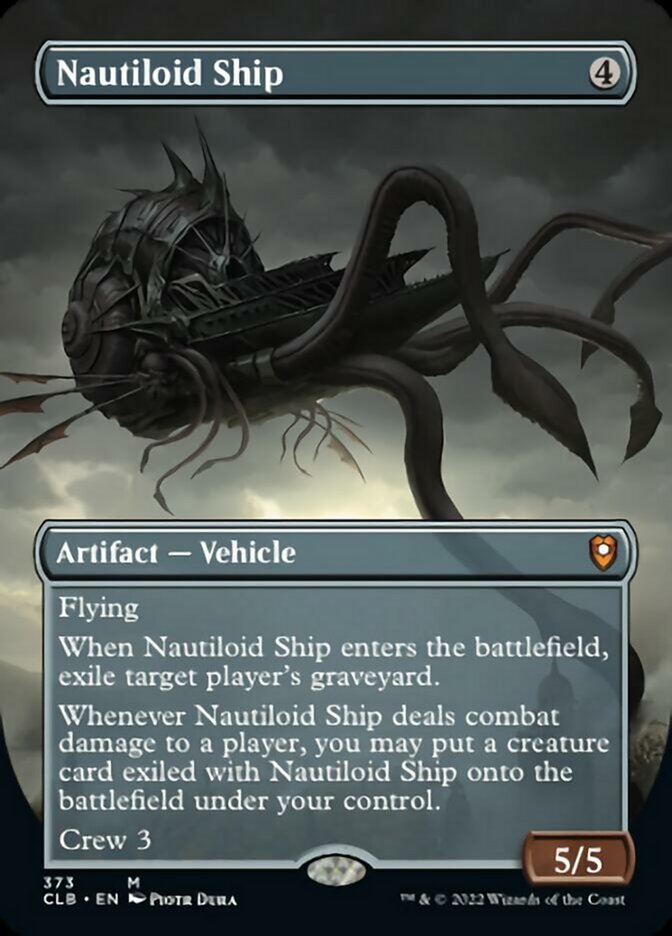 Nautiloid Ship (Borderless Alternate Art) [Commander Legends: Battle for Baldur's Gate] | The CG Realm