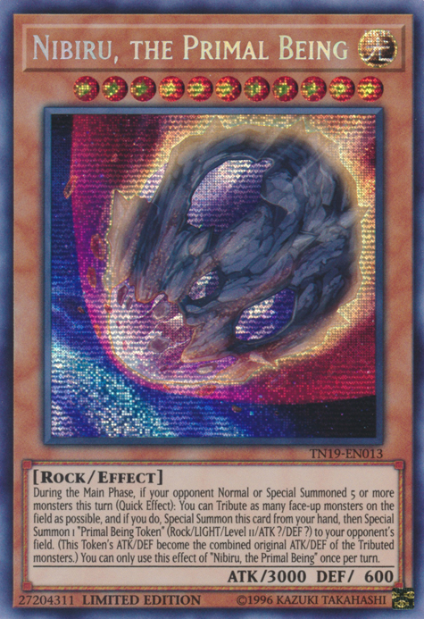 Nibiru, the Primal Being [TN19-EN013] Prismatic Secret Rare | The CG Realm