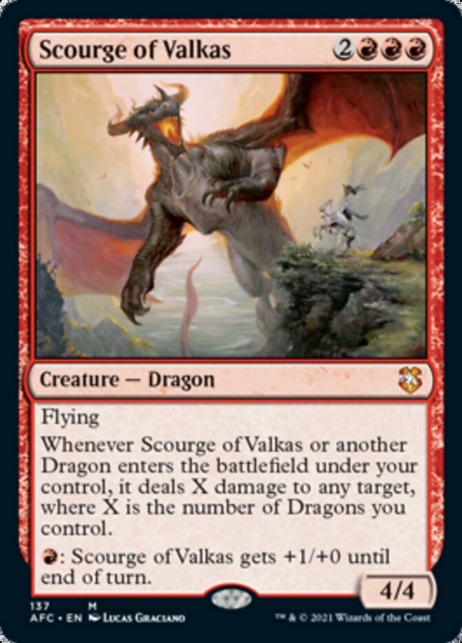 Scourge of Valkas [Dungeons & Dragons: Adventures in the Forgotten Realms Commander] | The CG Realm