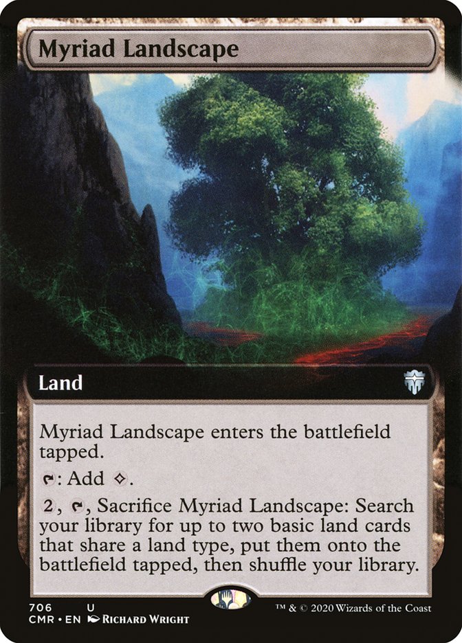 Myriad Landscape (Extended Art) [Commander Legends] | The CG Realm