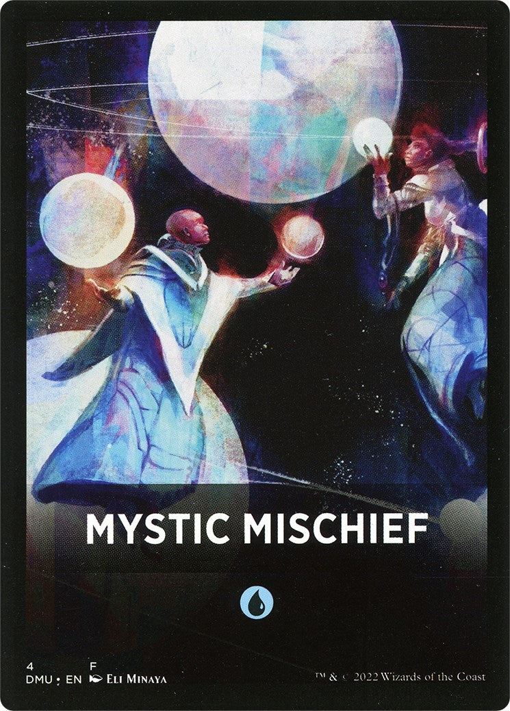 Mystic Mischief Theme Card [Dominaria United Tokens] | The CG Realm