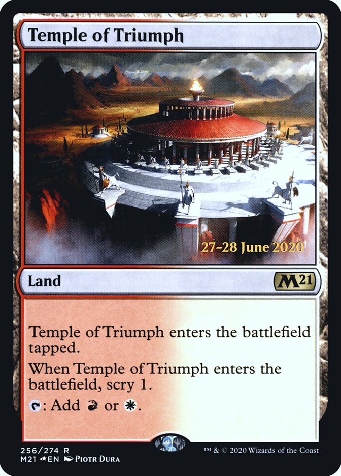 Temple of Triumph [Core Set 2021 Prerelease Promos] | The CG Realm