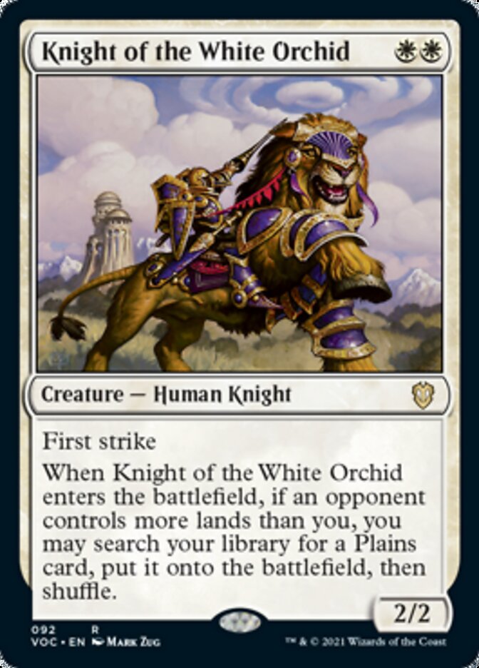 Knight of the White Orchid [Innistrad: Crimson Vow Commander] | The CG Realm