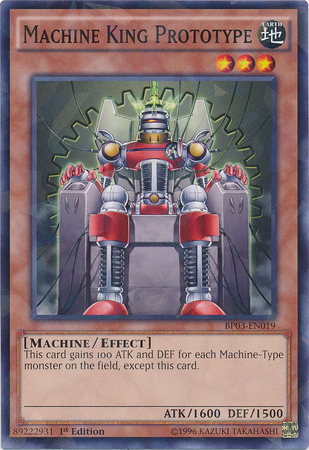 Machine King Prototype [BP03-EN019] Shatterfoil Rare | The CG Realm