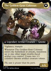 Tetzin, Gnome Champion // The Golden-Gear Colossus (Extended Art) [The Lost Caverns of Ixalan Commander] | The CG Realm