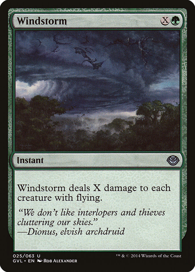 Windstorm (Garruk vs. Liliana) [Duel Decks Anthology] | The CG Realm