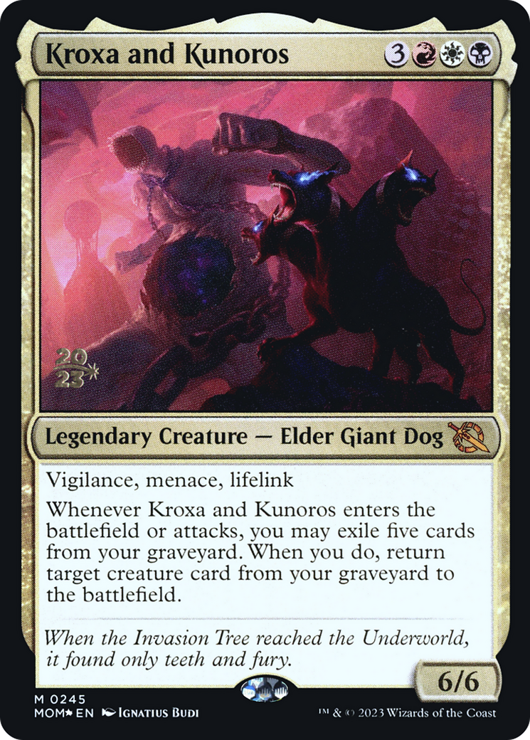 Kroxa and Kunoros [March of the Machine Prerelease Promos] | The CG Realm