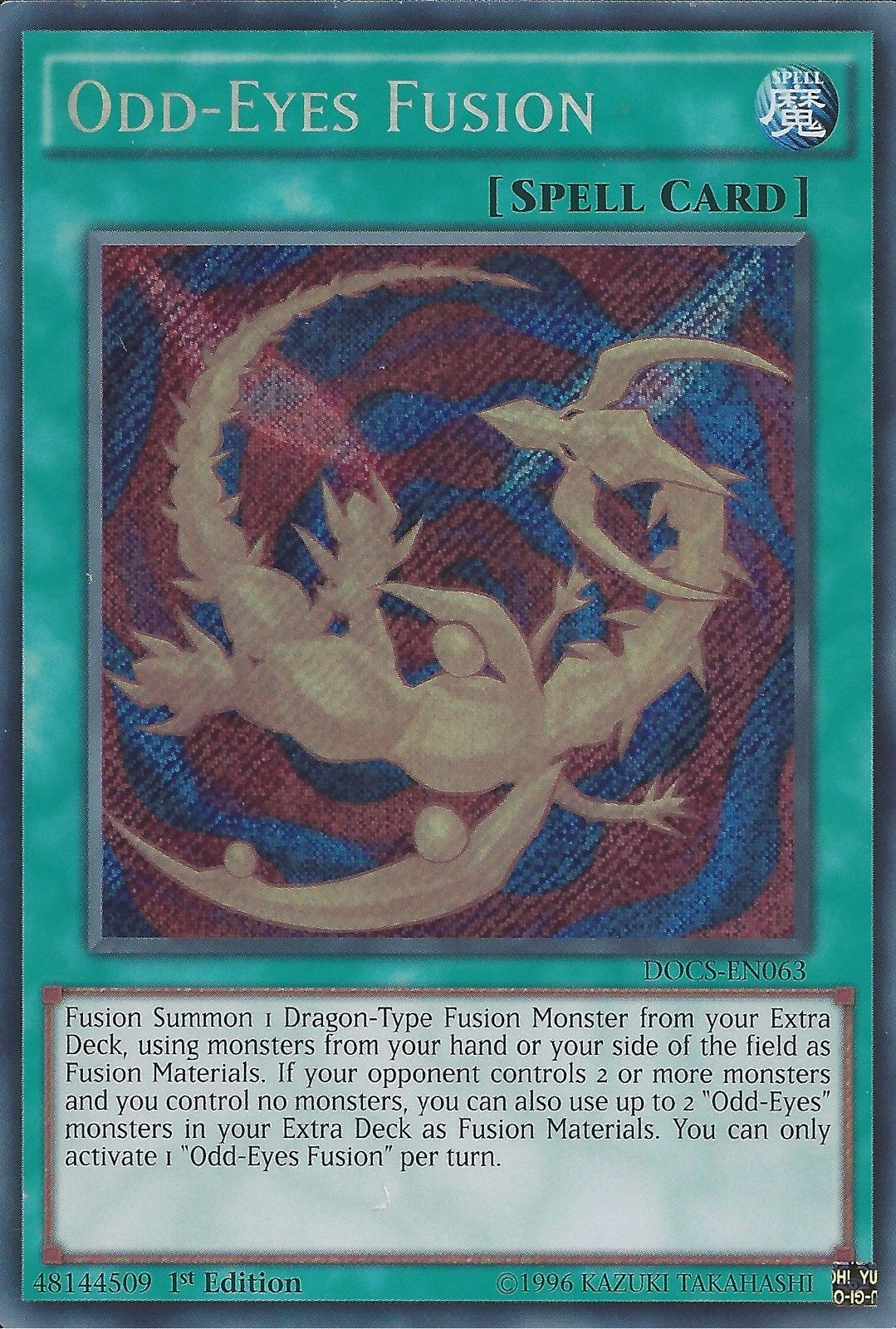 Odd-Eyes Fusion [DOCS-EN063] Secret Rare | The CG Realm