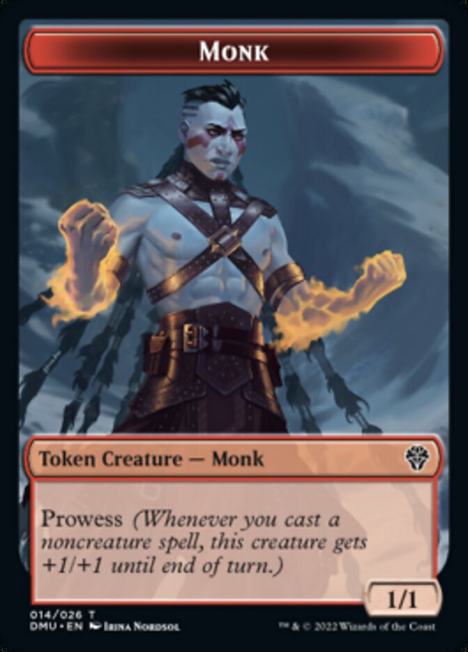 Monk Token [Dominaria United Tokens] | The CG Realm