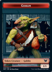 Smoke Blessing // Goblin Double-Sided Token [Kamigawa: Neon Dynasty Commander Tokens] | The CG Realm