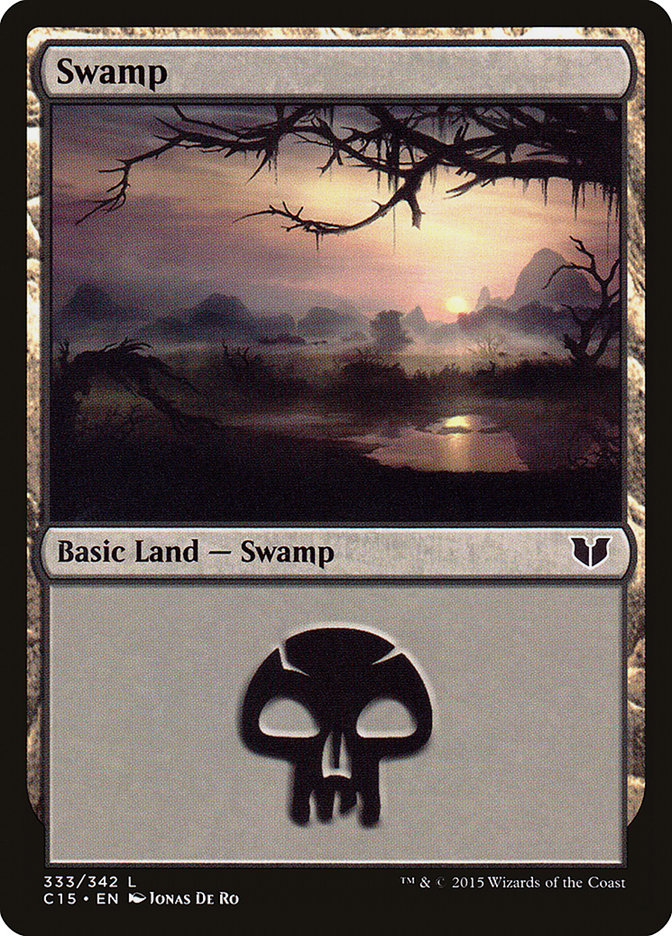 Swamp (333) [Commander 2015] | The CG Realm