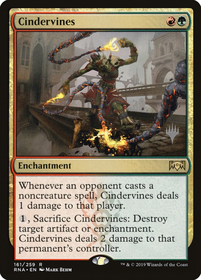 Cindervines (Promo Pack) [Ravnica Allegiance Promos] | The CG Realm