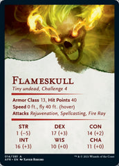 Flameskull Art Card [Dungeons & Dragons: Adventures in the Forgotten Realms Art Series] | The CG Realm