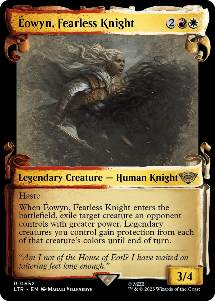 Eowyn, Fearless Knight [The Lord of the Rings: Tales of Middle-Earth Showcase Scrolls] | The CG Realm