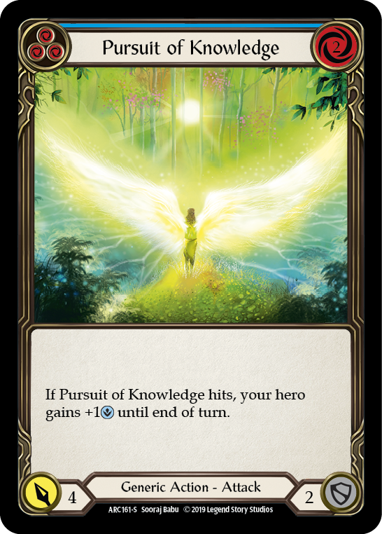 Pursuit of Knowledge [ARC161-S] (Arcane Rising)  1st Edition Normal | The CG Realm