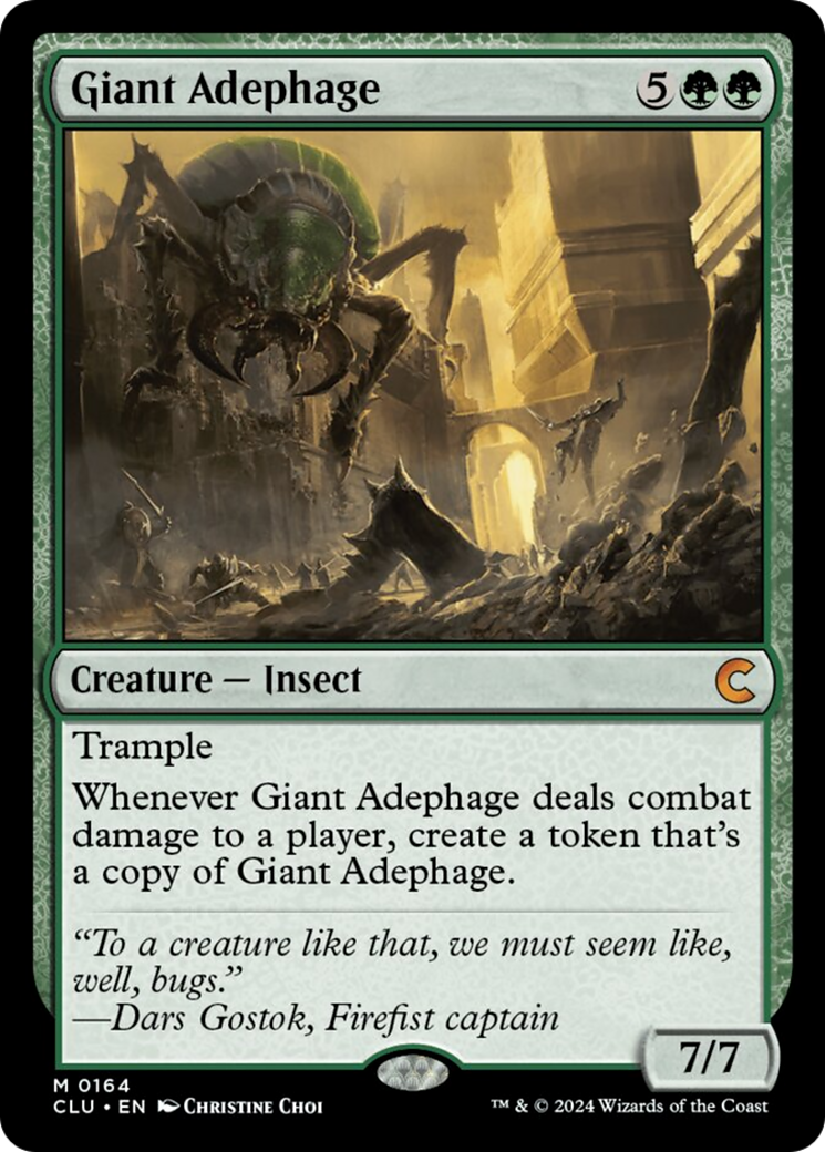 Giant Adephage [Ravnica: Clue Edition] | The CG Realm