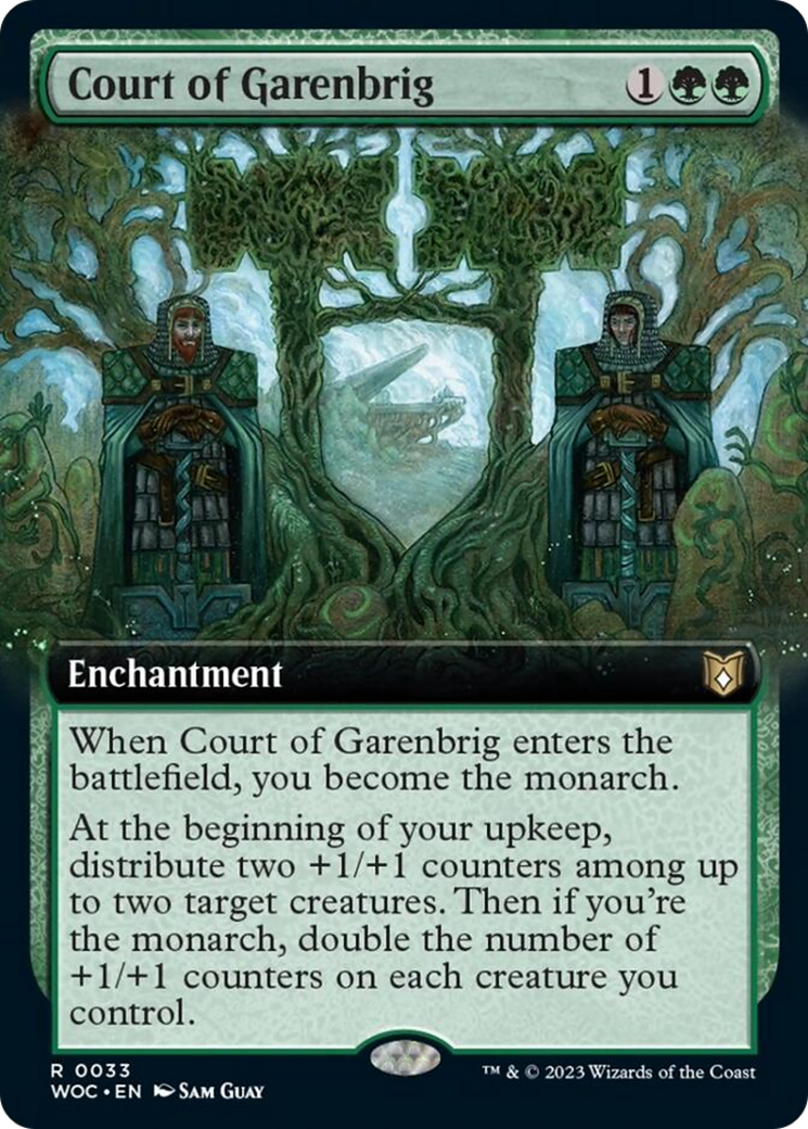 Court of Garenbrig (Extended Art) [Wilds of Eldraine Commander] | The CG Realm