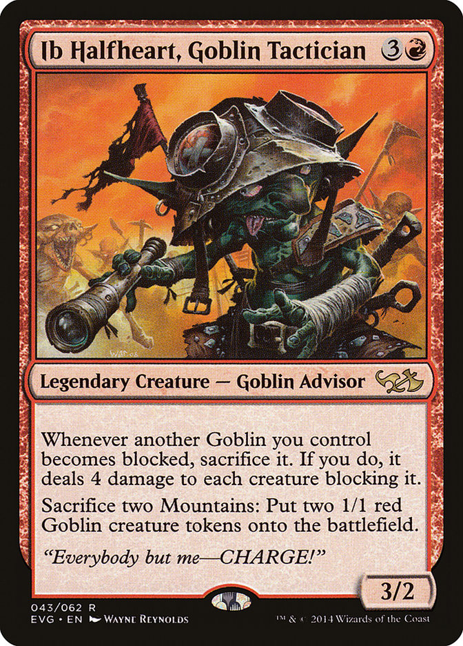 Ib Halfheart, Goblin Tactician (Elves vs. Goblins) [Duel Decks Anthology] | The CG Realm