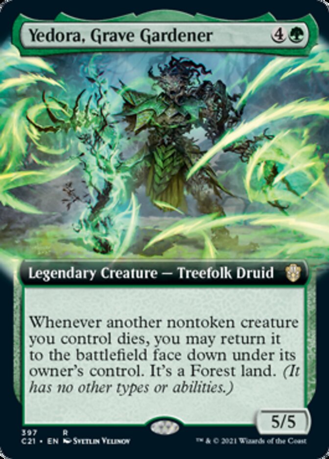 Yedora, Grave Gardener (Extended Art) [Commander 2021] | The CG Realm