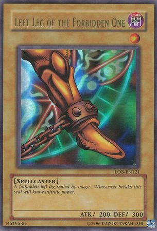 Left Leg of the Forbidden One [LOB-EN121] Ultra Rare | The CG Realm