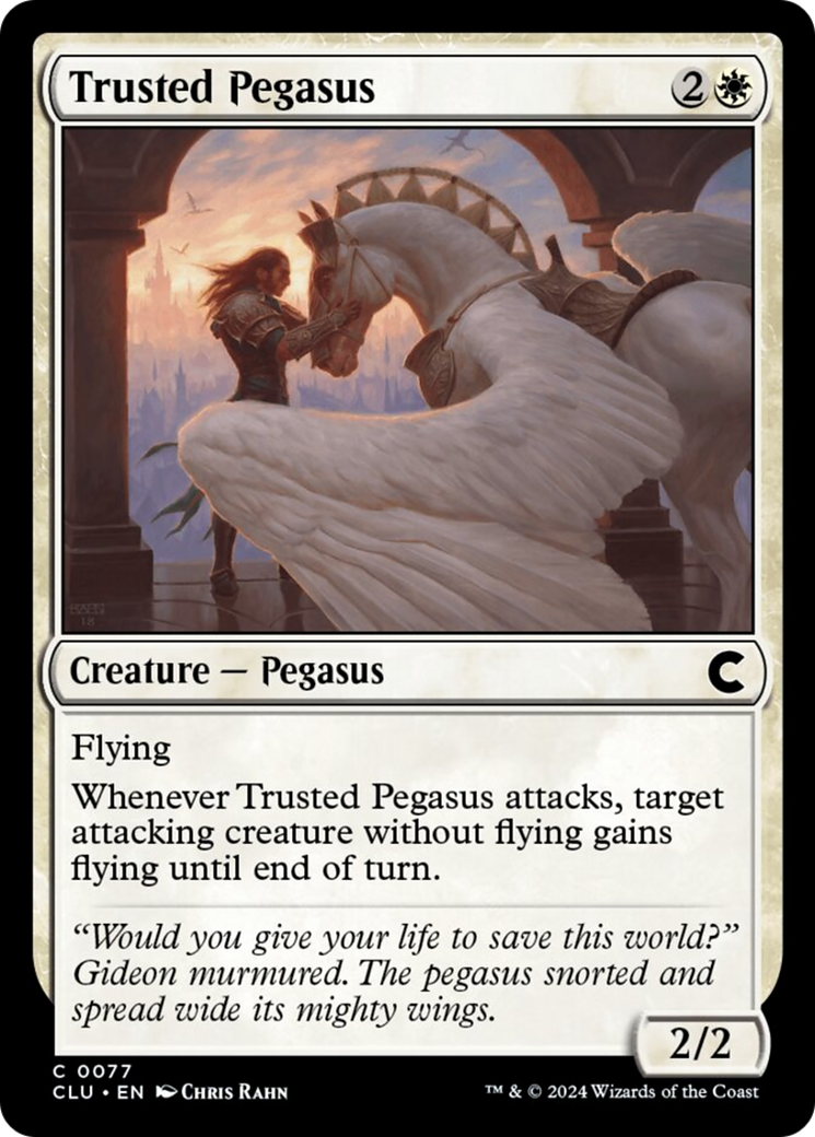 Trusted Pegasus [Ravnica: Clue Edition] | The CG Realm