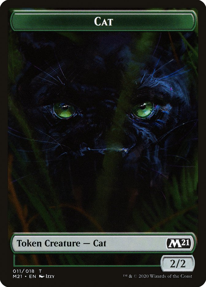 Angel // Cat (011) Double-Sided Token [Core Set 2021 Tokens] | The CG Realm